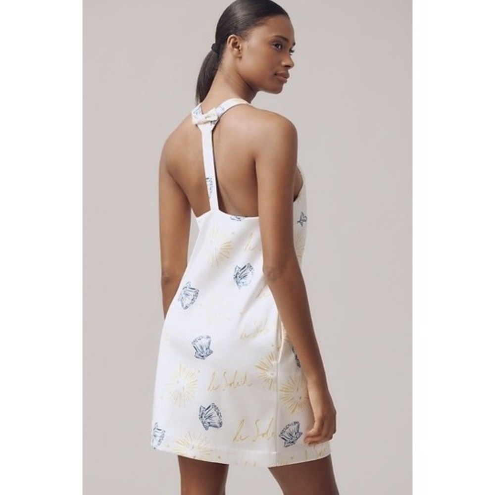 NWT ! Anthropologie Nephthys x Maeve Sleeveless Square-Neck Shift Mini Dress